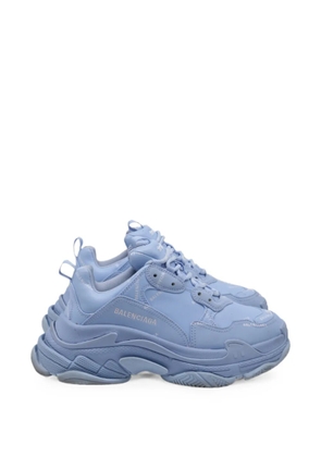 Balenciaga Pre-Owned Triple S logo-print sneakers - Blue