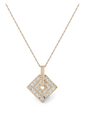 LB Exclusive diamond geometric necklace - Gold