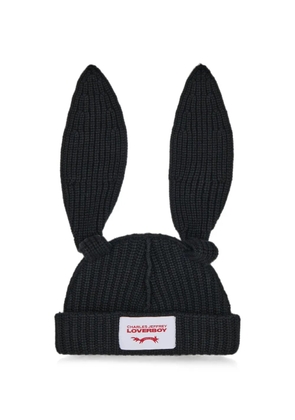 Charles Jeffrey Loverboy Chunky Rabbit beanie hat - Black