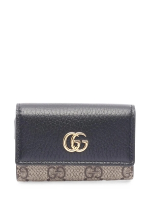 Gucci Pre-Owned 2010s petite GG Marmont key case - Black