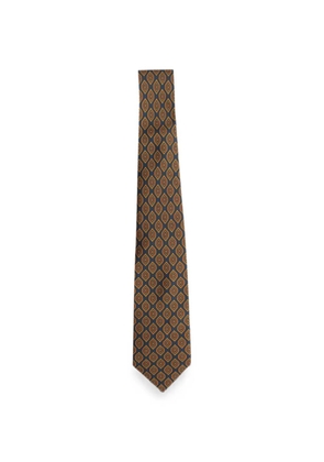 Nina Ricci printed silk tie - Blue