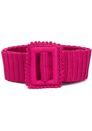 MSGM crochet knit belt - Pink