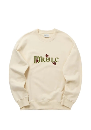 Drôle De Monsieur Heritage sweatshirt - Neutrals