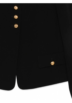 Max Mara Paniere button-up collarless jacket - Black