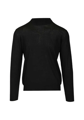 Fedeli ribbed-trim mock-neck sweater - Black