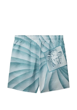 Versace printed boardshorts - Blue