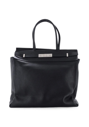 Saint Laurent Pre-Owned Manhattan Leather North South tote bag - Black