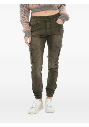 Diesel elastic-waist cargo pants - Green