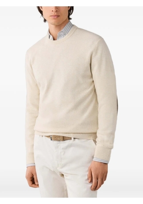 Hackett London elbow-patch knit - Neutrals