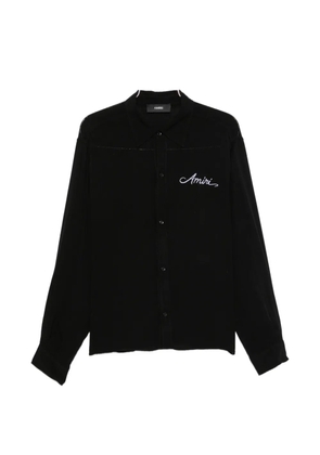 AMIRI MA Quad Checkerboard long-sleeve shirt - Black