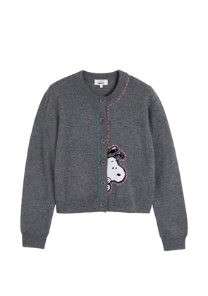 Chinti & Parker Snoopy Peep cardigan - Grey
