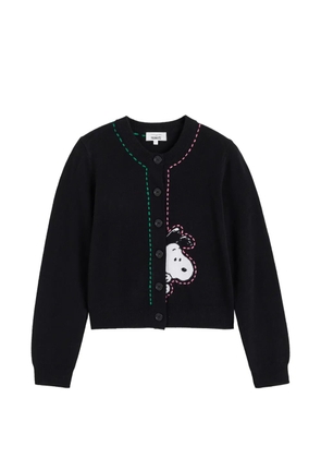 Chinti & Parker Snoopy Peep cardigan - Black