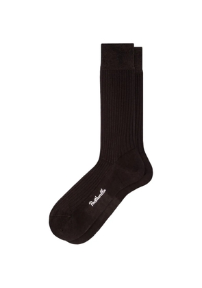 Pantherella ribbed-knit socks - Brown