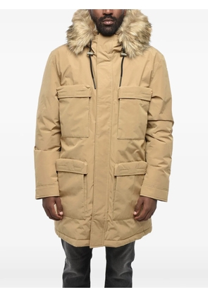 Diesel padded parka Milow with faux-fur detail - Neutrals