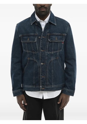 Diesel contrast-stitch denim jacket - Blue