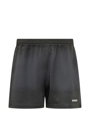 Represent mesh logo-print track shorts - Grey