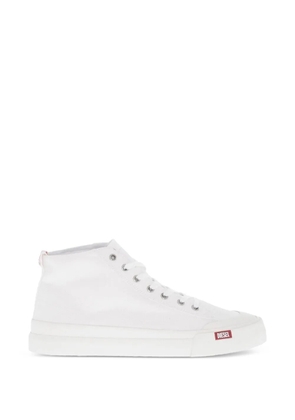 Diesel S-Athos canvas mid-top sneakers - White