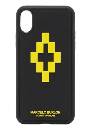 COUNTY OF MILAN Marcelo Burlon Cross 3D iPhone case - 1015 BLACK LIME