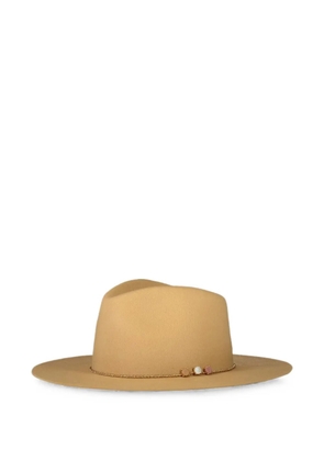 Van Palma Angele stone-embellished hat - Neutrals