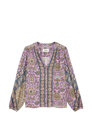 Ba&Sh Simi puff-sleeve blouse - Purple