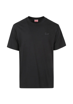 Kenzo Signature logo-embroidered T-shirt - Black
