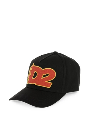 DSQUARED2 logo-motif baseball cap - Black