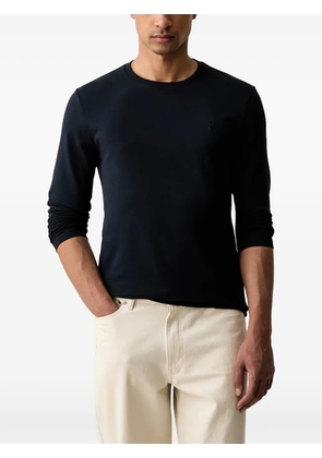 Trussardi embroidered long-sleeve T-shirt - Blue