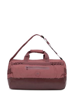 adidas by Stella McCartney logo-print panelled holdall - Red