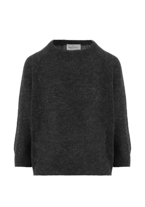 Bruno Manetti sequin-embellished crew-neck sweater - Grey