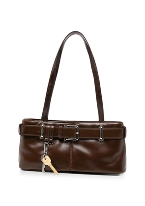 Osoi Brocle buckled shoulder bag - Brown