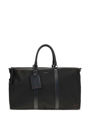 Kiton logo-plaque luggage bag - Black