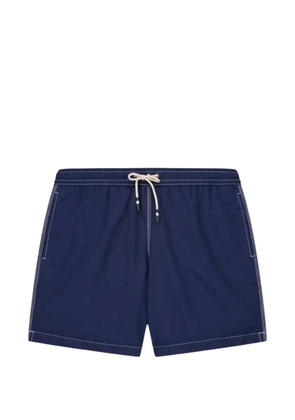 HARTFORD contrast-stitch drawstring swim shorts - Blue