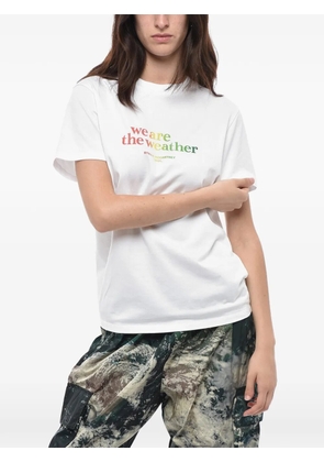 Stella McCartney slogan-print short-sleeve T-shirt - White