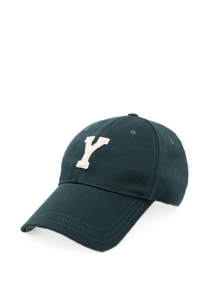Saint Laurent logo-patch baseball cap - Green