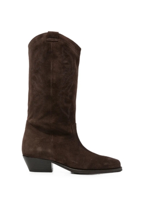 Ba&Sh Claurys embroidered western-style cowboy boots - Brown