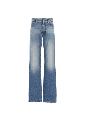 MM6 Maison Margiela faded straight-leg jeans - Blue
