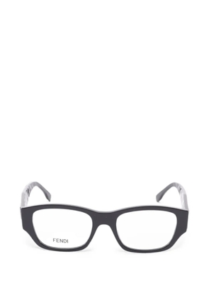 Fendi Pre-Owned 2020s FF rectangle-frame glasses - Black