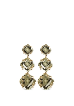 Goshwara prasiolite earrings - Gold