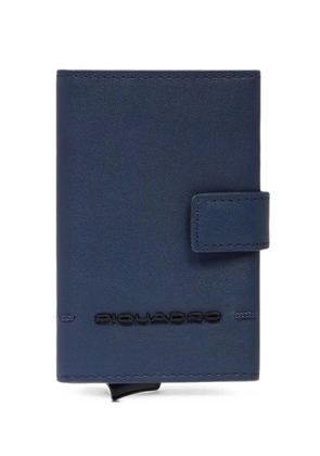 PIQUADRO logo-plaque touch-strap wallet - Blue