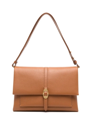 Coccinelle medium Dorian leather shoulder bag - Brown