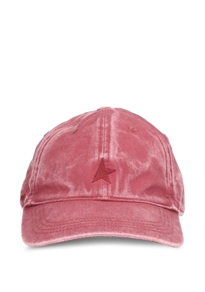 Golden Goose Journey star-embroidered baseball cap - Pink