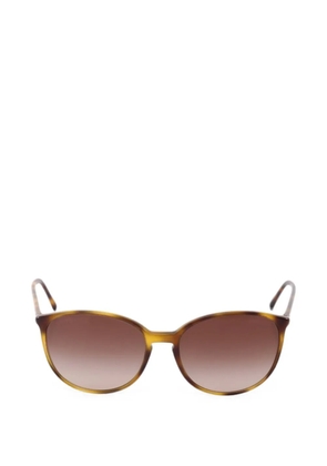 CHANEL Pre-Owned 1986-1988 Coco Mark sunglasses - Brown