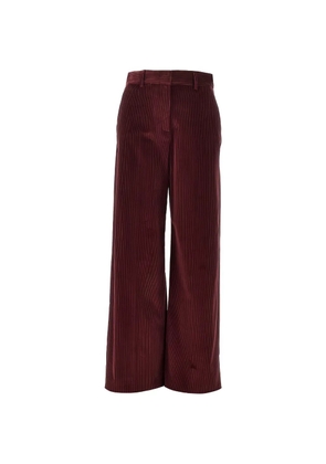 Weekend Max Mara corduroy wide-leg trousers - Red