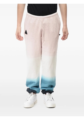 Off-White rhinestone-embellished degradé track pants - Pink