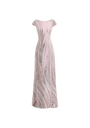 Gemy Maalouf beaded sequin-embellished dress - Pink