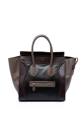 Celine Pre-Owned 2012 Mini Tricolor Calfskin Luggage tote bag - Red