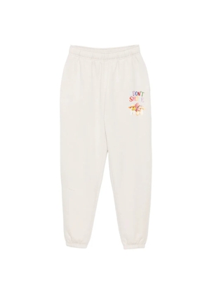 Melt graphic-print track pants - Neutrals