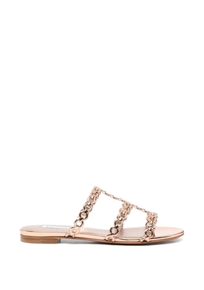 Aquazzura Infinity Chain sandals - Gold