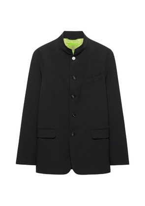 Shanghai Tang mandarin-collar single-breasted jacket - Black