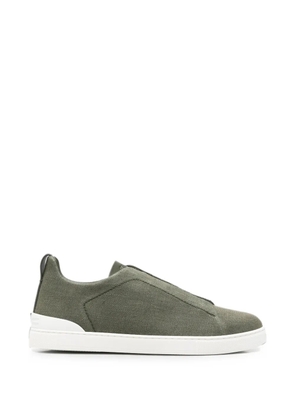 Zegna linen sneakers - Green